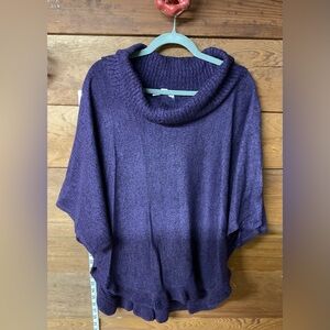 Women’s Sweater Shortsleeved Cowlneck NWT XL Purple Studio Works